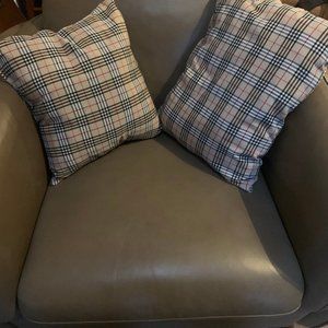 18" Burberry Throw Pillows